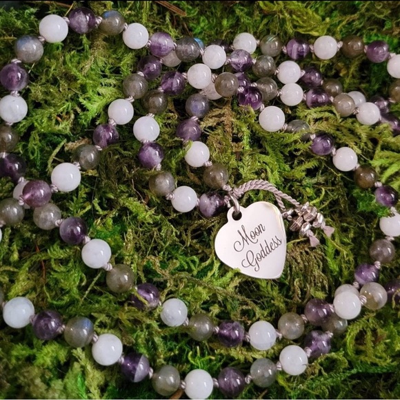 Moon Goddess Mala Necklace - Picture 2 of 2